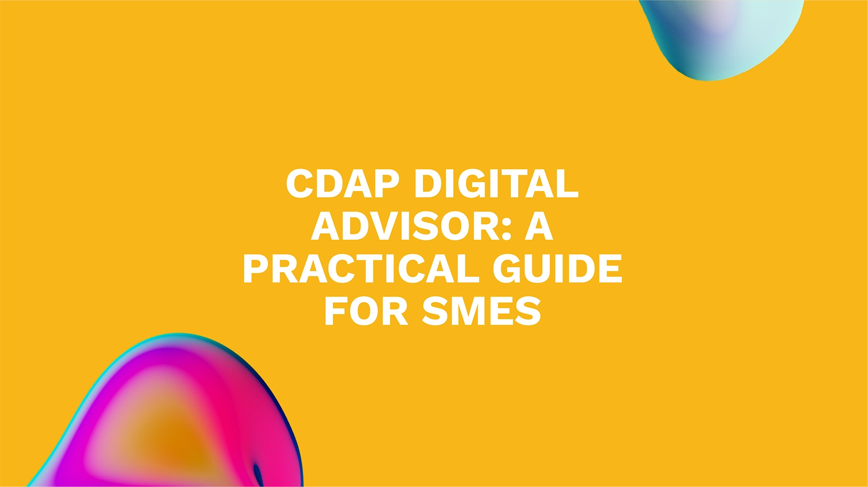 CDAP Digital Advisor: A Practical Guide for SMEs